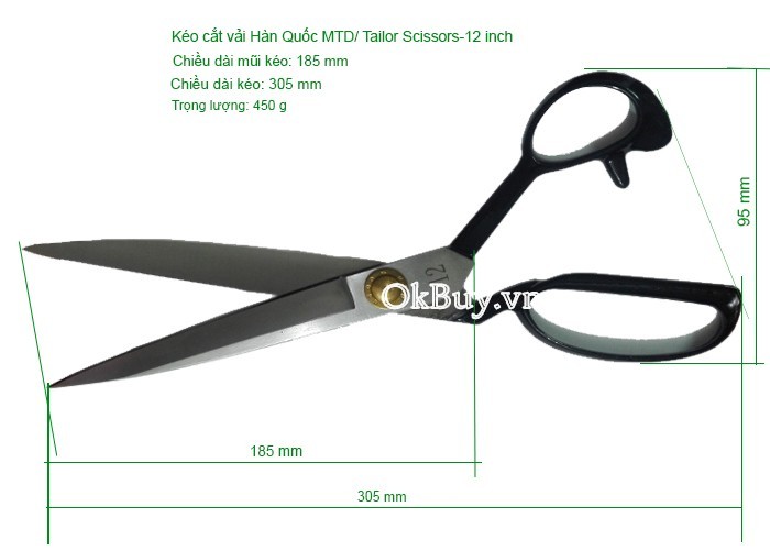 Tailor Scissors MTD 12 inch