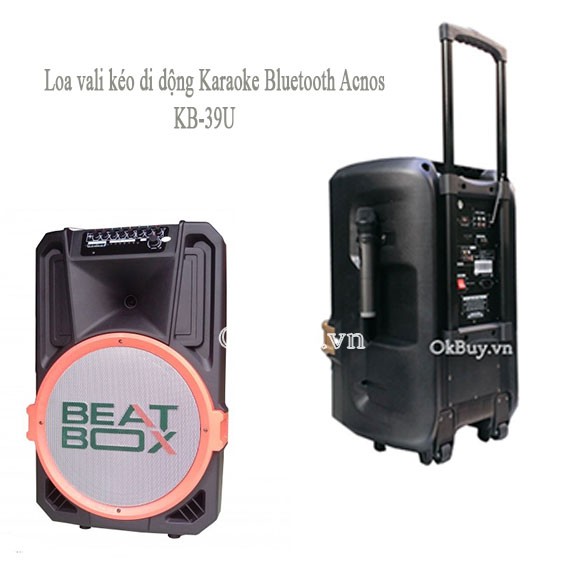 Loa kéo di dộng Karaoke Bluetooth Acnos KB-39U