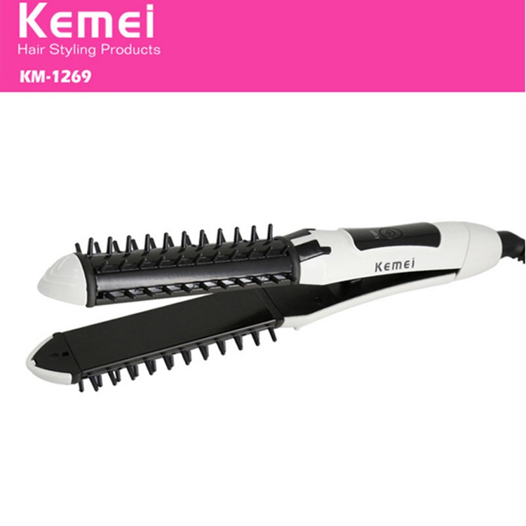 máy uốn duỗi tóc 2in1 Kemei KM-1269 